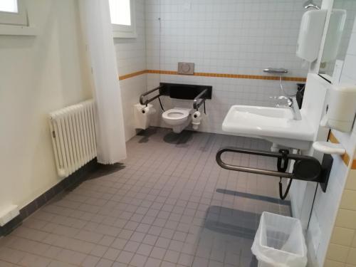 Rollstuhl-WC im Pflegebad (Pavillon 1 - EG)